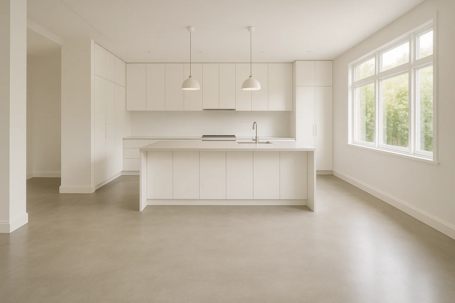 Concrete overlay finish