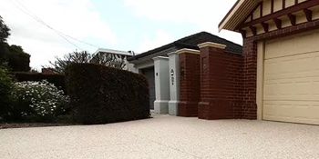 Exposed Aggregate Driveway