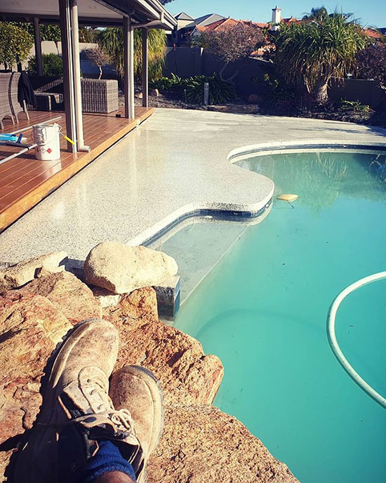 Seamless Pool Edging CoastCrete