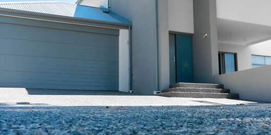 Coastcrete home page decorative aggregate