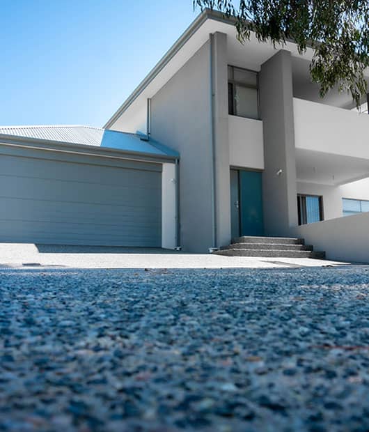 Coastcrete home page decorative aggregate