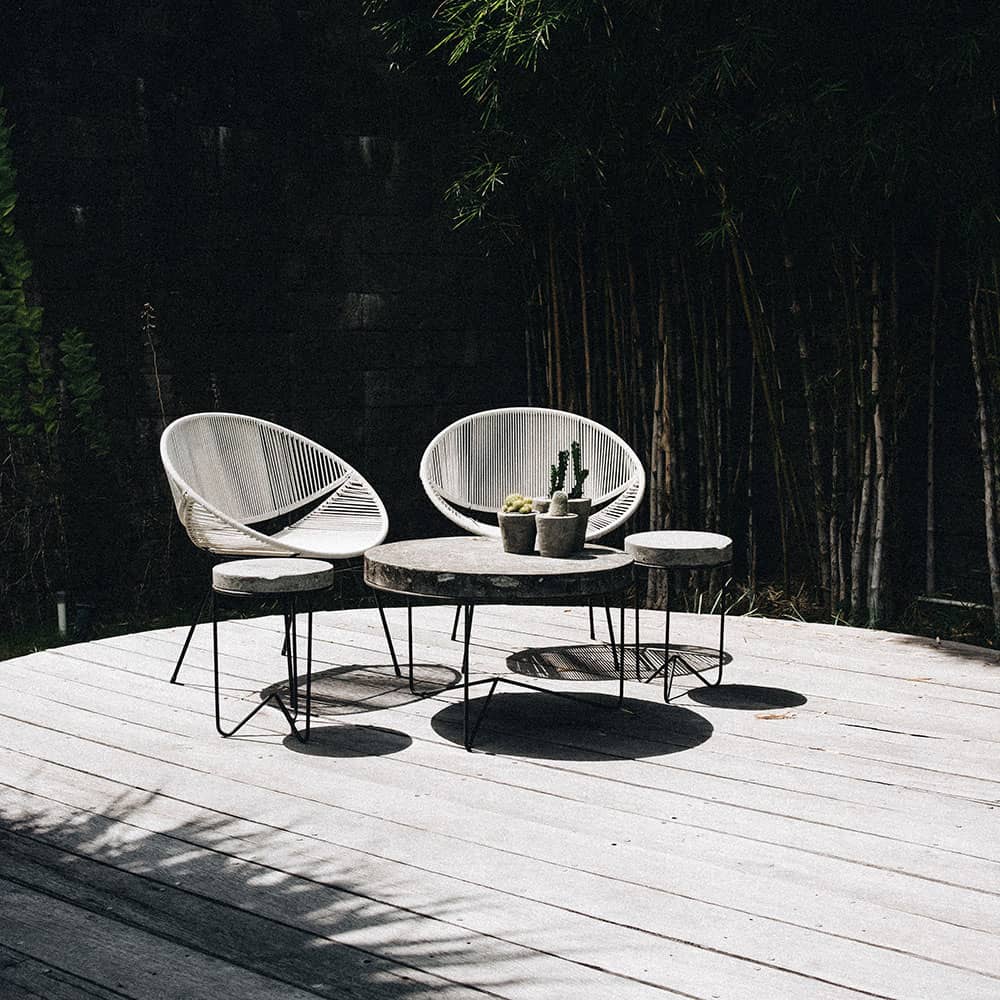 outdoor concrete furniture