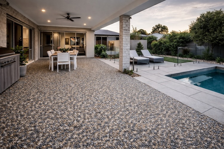 connected concrete alfresco